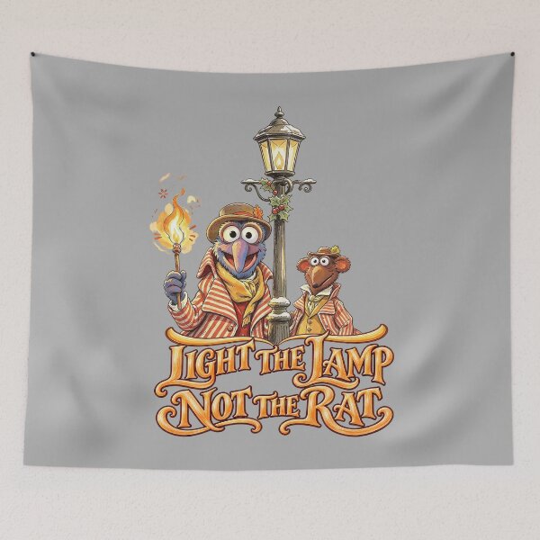 Item preview, The Muppet Christmas Carol - Light The Lamp Not The Rat! designed and sold by Presents For The Dead.