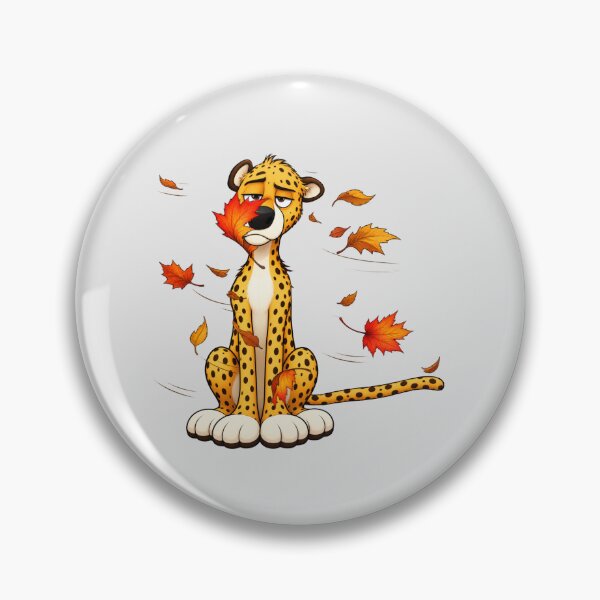 Artikelvorschau, Grummeliger Gepard im Herbstwind – Lustiges Herbst-Design entworfen und verkauft von Maison de Mabiti.