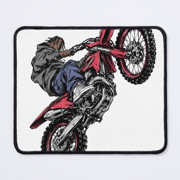 Item preview, DIRT BIKE WHEELIE designed and sold by MonoStyle.