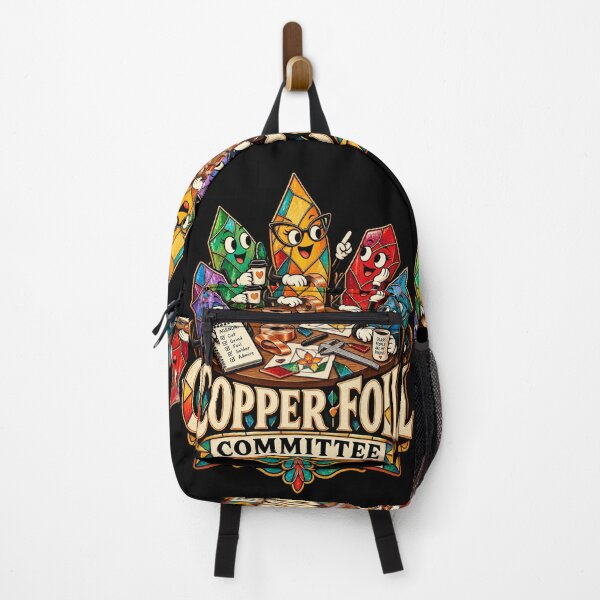 Item preview, Stained Glass Copper Foil Committee Maker Humor designed and sold by MOTIFOLK.