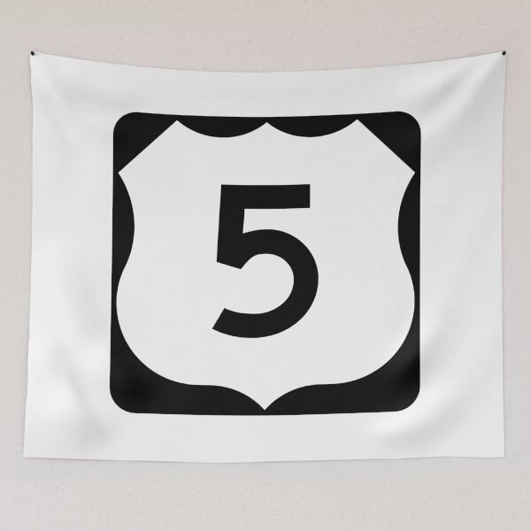 Item preview, US Route 5 Vermont – Connecticut River Scenic Byway – Vintage Highway Road Sign designed and sold by NewNomads.