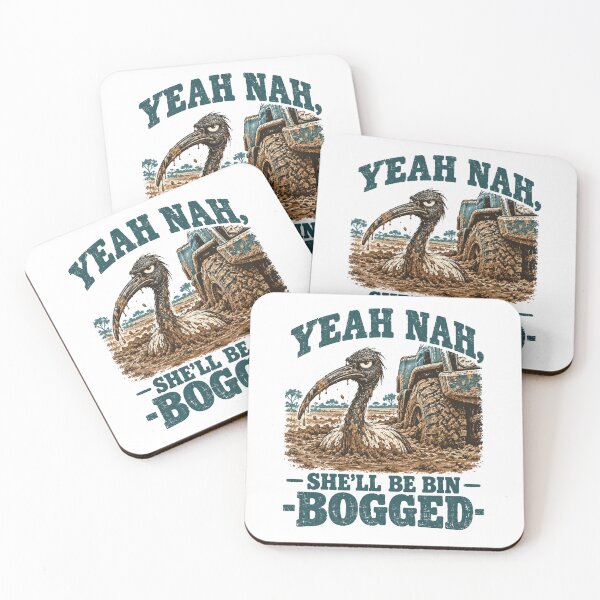 Item preview, Yeah Nah She'll Be Bin Bogged Aussie designed and sold by Yellowriversss.