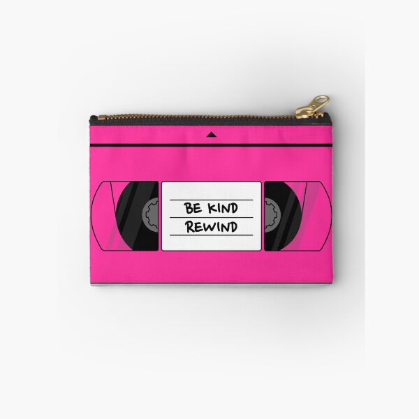 Item preview, BE KIND - REWIND VHS Tape (vivid magenta) designed and sold by Retro-Siren.