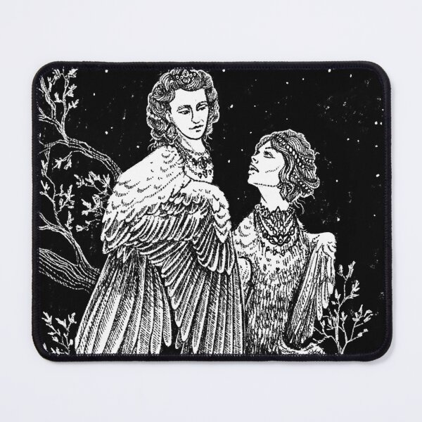Item preview, XVII The Prophetic Song - Gamayun Slavic Folklore Linocut Art designed and sold by Yanuta.