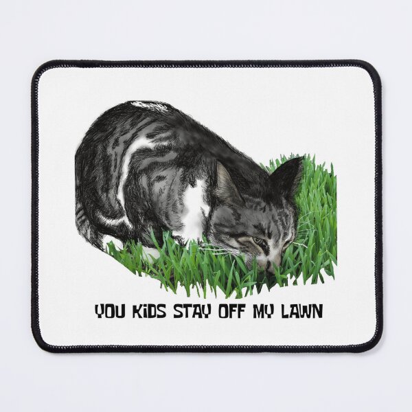 Item preview, You Kids Stay Off my Lawn designed and sold by Felt Cute Handcrafts.