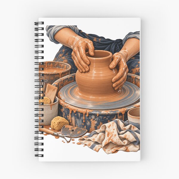 Item preview, Pottery Wheel Centering Hands – Pottery Illustration designed and sold by Xnuery.