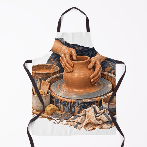 Item preview, Pottery Wheel Centering Hands – Pottery Illustration designed and sold by Xnuery.