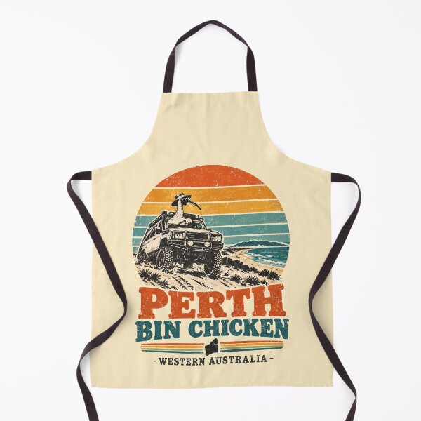 Item preview, Perth Bin Chicken Western Australia Retro Beach Drive designed and sold by Yellowriversss.