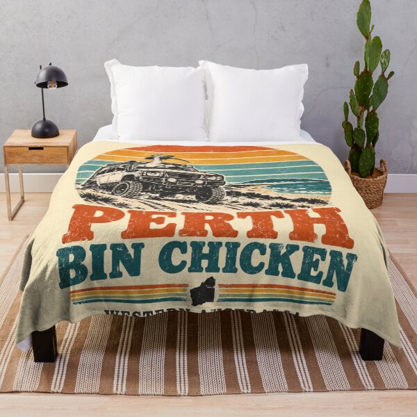 Item preview, Perth Bin Chicken Western Australia Retro Beach Drive designed and sold by Yellowriversss.