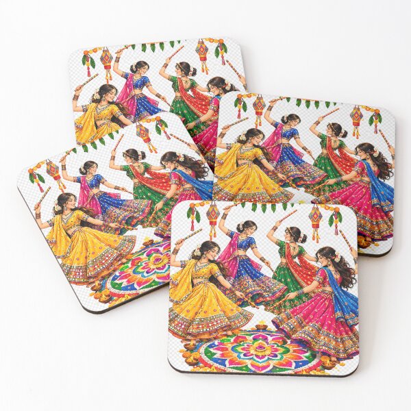 Item preview, Indian festival dance art designed and sold by urbanshop7.