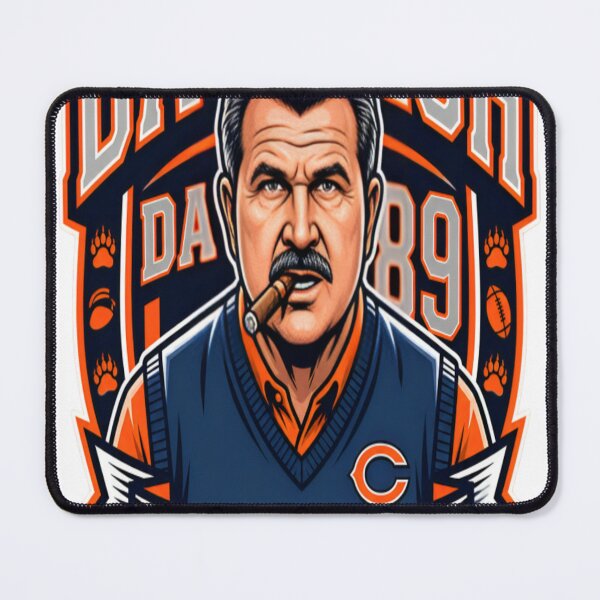 Item preview, Iron Mike Ditka Chicago Bears Legend – Vintage Football Fan Art designed and sold by CatLovers Studio.