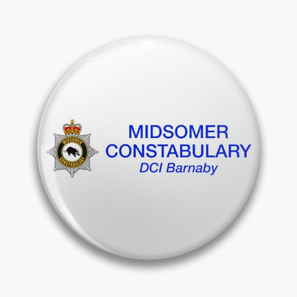 Item preview, Midsomer Constabulary DCI Barnaby (on White) designed and sold by PawsitiveMum3.