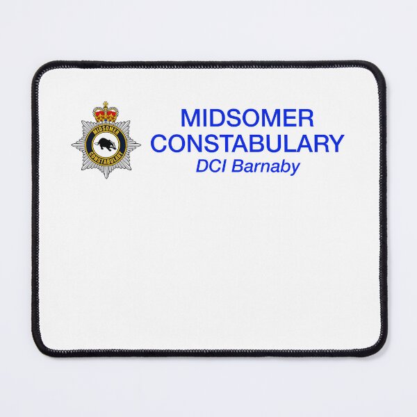 Item preview, Midsomer Constabulary DCI Barnaby (on White) designed and sold by PawsitiveMum3.