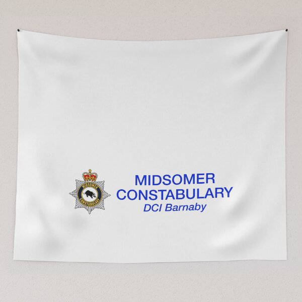 Item preview, Midsomer Constabulary DCI Barnaby (on White) designed and sold by PawsitiveMum3.