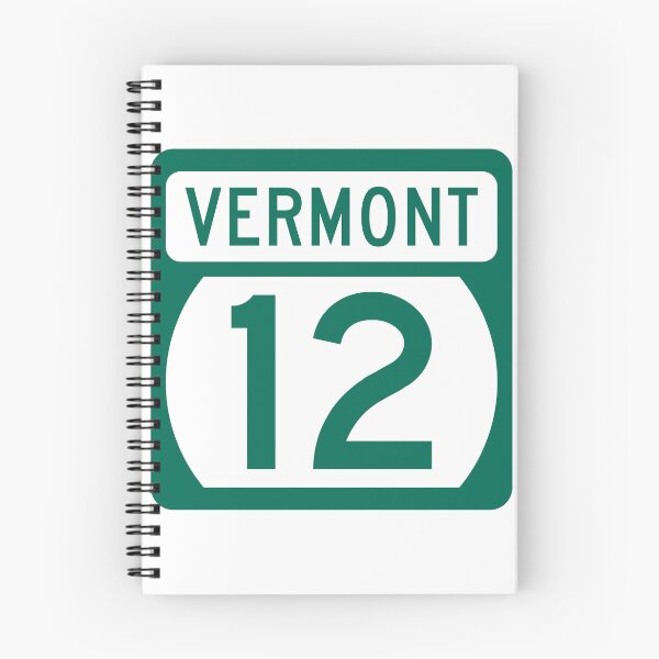Item preview, Vermont Route 12 – Central Vermont Scenic Highway – Green Mountains Vintage Road Sign designed and sold by NewNomads.