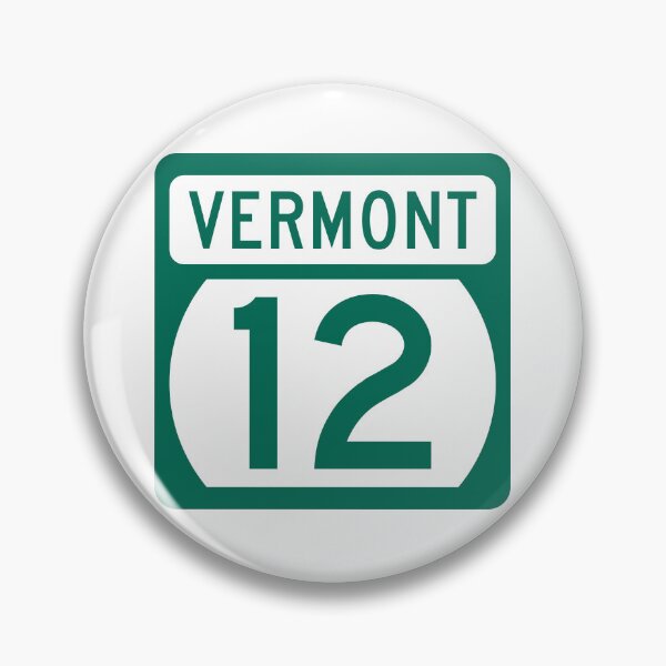 Item preview, Vermont Route 12 – Central Vermont Scenic Highway – Green Mountains Vintage Road Sign designed and sold by NewNomads.