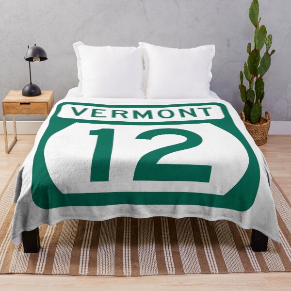Item preview, Vermont Route 12 – Central Vermont Scenic Highway – Green Mountains Vintage Road Sign designed and sold by NewNomads.