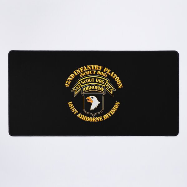 Item preview, Army - 42nd Infantry Platoon - Scout Dog - Vietnam - 3D - Enhanced designed and sold by Military Insignia Products.