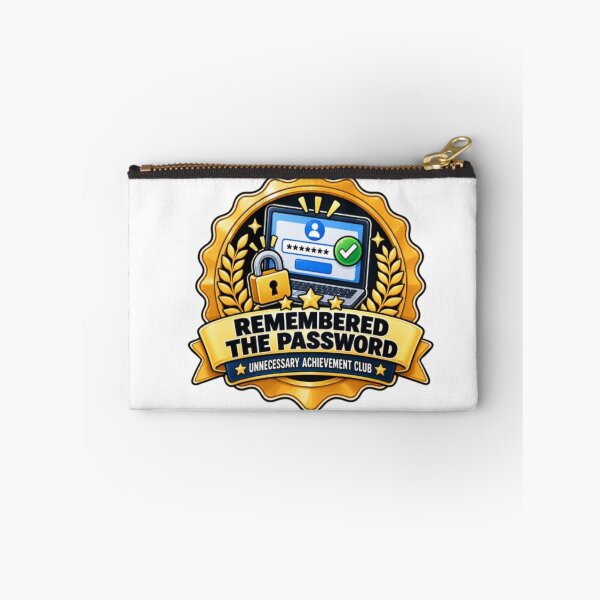 Item preview, Remembered The Password – Funny Tech Achievement designed and sold by MoodMinistry.