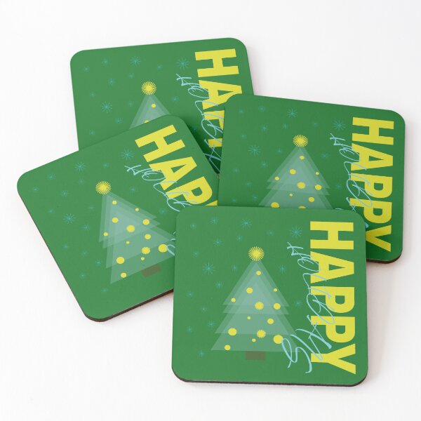 Item preview, Mint Christmas Tree Vertical Happy Letteri designed and sold by photossmirnov.