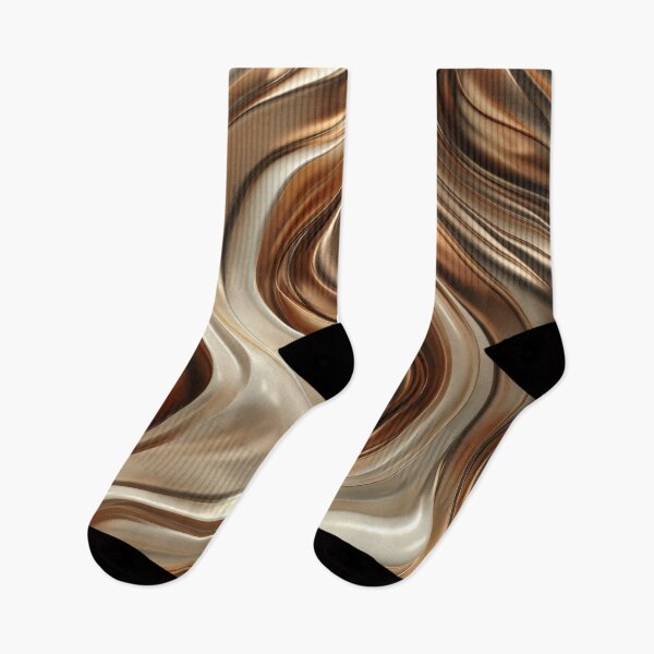 Item preview, Elegant Metallic Waves Abstract Modern Art designed and sold by MargaretWiktor.
