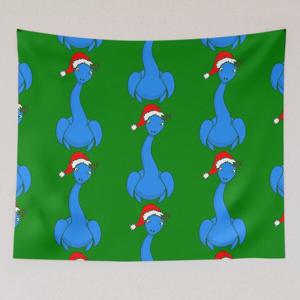 Item preview, christmas santa claus Loch ness Monster nessie designed and sold by Gossip Rag.