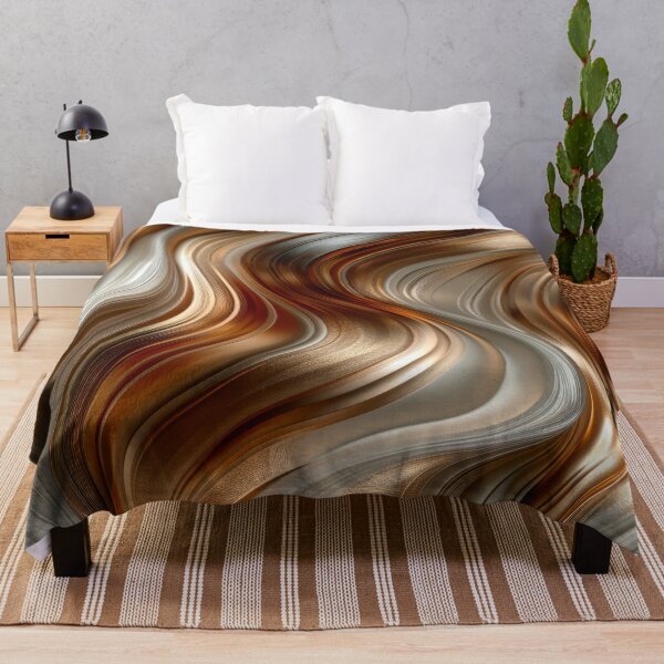 Item preview, Abstract Metallic Waves designed and sold by MargaretWiktor.