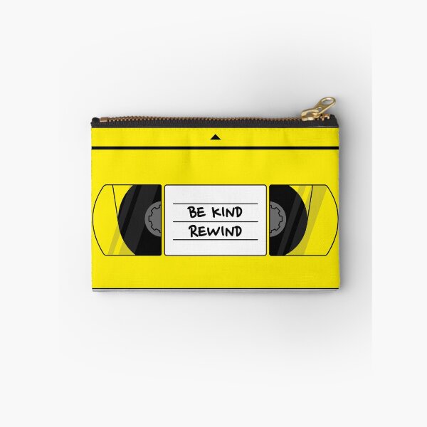 Item preview, BE KIND - REWIND VHS Tape (yellow) designed and sold by Retro-Siren.