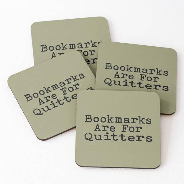 Item preview, Bookmarks are for Quitters designed and sold by aponwao.