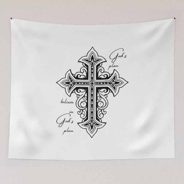 Item preview, Gothic Ornate Cross Christian Faith Vintage Art designed and sold by Appu6667.