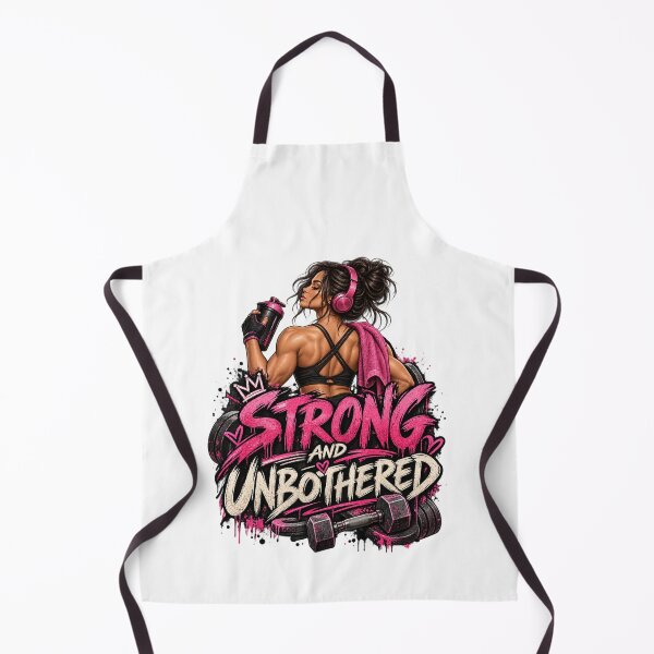 Item preview, Strong & Unbothered – Women Who Lift Fitness Gym Girl designed and sold by Twixly.