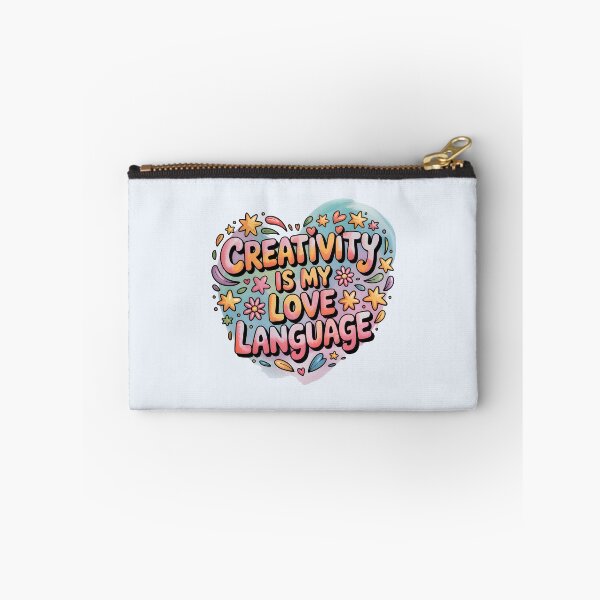 Item preview, Creativity Is My Love Language – Cute Artist and Doodle Art Design designed and sold by Jollys-ArtShop.