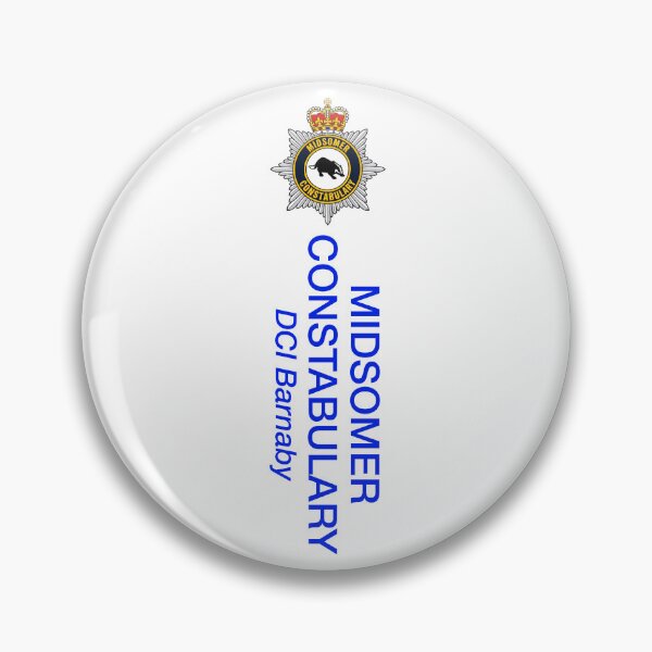 Item preview, PATTERN Midsomer Constabulary DCI Barnaby (on White) designed and sold by PawsitiveMum3.