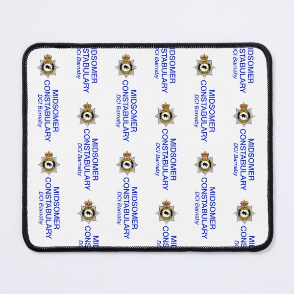 Item preview, PATTERN Midsomer Constabulary DCI Barnaby (on White) designed and sold by PawsitiveMum3.