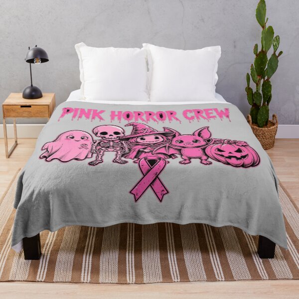 Item preview, Pink Horror Crew – Cute Pink Halloween & Breast Cancer Awareness designed and sold by BoldcreationsM.