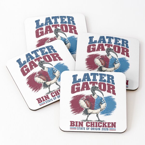 Item preview, Later Gator Bin Chicken Rugby League Footy designed and sold by Yellowriversss.