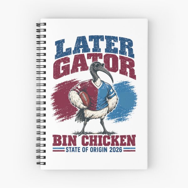 Item preview, Later Gator Bin Chicken Rugby League Footy designed and sold by Yellowriversss.