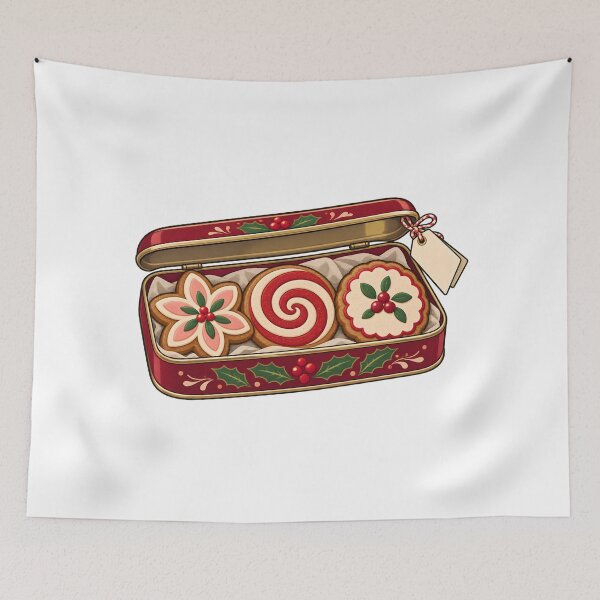 Item preview, Holiday Cookie Swap Gift Tin designed and sold by Philippa Shop.