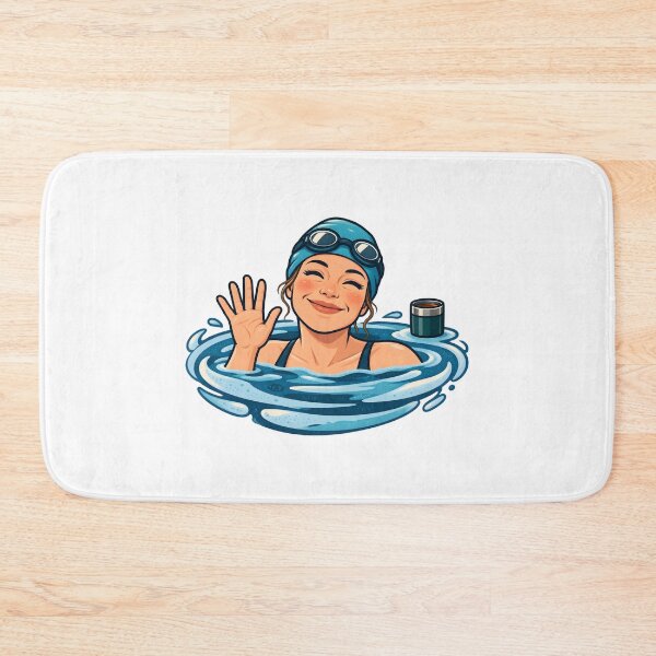 Item preview, Cold Water Swimming Happy Dip designed and sold by Philippa Shop.