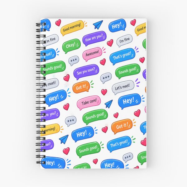 Item preview, Colorful chat message pattern designed and sold by urbanshop7.