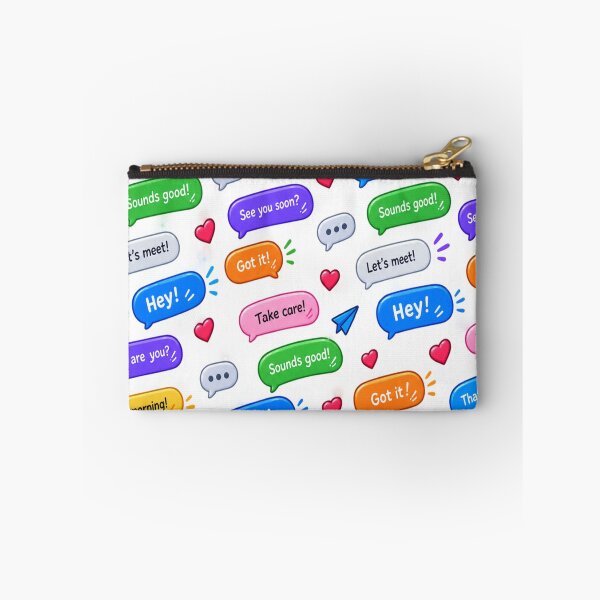 Item preview, Colorful chat message pattern designed and sold by urbanshop7.