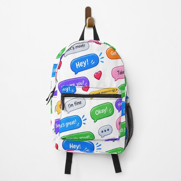 Item preview, Colorful chat message pattern designed and sold by urbanshop7.