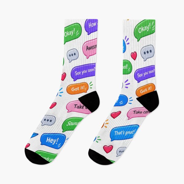 Item preview, Colorful chat message pattern designed and sold by urbanshop7.