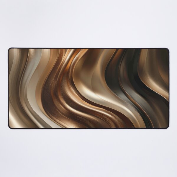 Item preview, Abstract Metallic Waves Abstract Art designed and sold by MargaretWiktor.