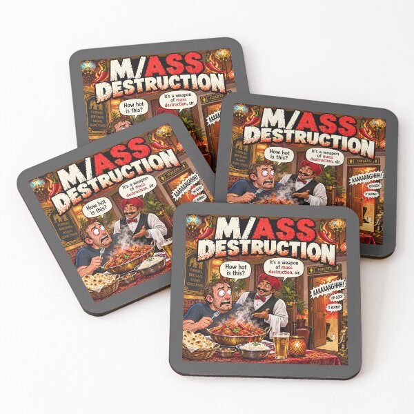 Item preview, Mass Destruction – Explosive Curry Humour designed and sold by Hornace88studio.