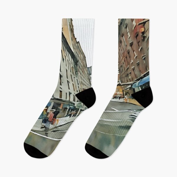 Item preview, Slanted Streets designed and sold by RCWatercolours.