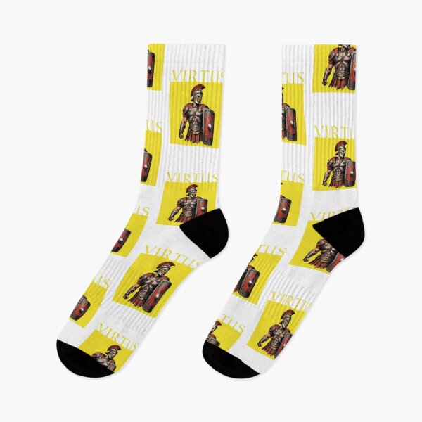 Item preview, Virtus Ancient Roman Centurion Scutum Yellow Pop Art designed and sold by WildArtIT.