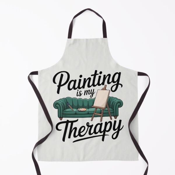 Item preview, Painting Is My Therapy – Funny Artist and Painting Humor Design designed and sold by Jollys-ArtShop.