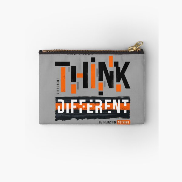 Item preview, Think Different – Bold Motivational Streetwear Typography designed and sold by symbolic Tees.