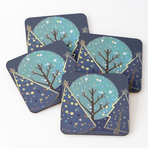 Item preview, Midnight Blue Christmas designed and sold by lifeinspired4u.